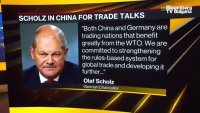 Шолц е в Китай с търговска програма