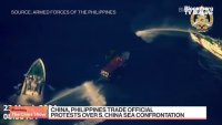 Китай използва водни оръдия в Южнокитайско море