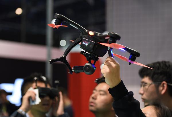 <p>Ehang Ghostdrone 2.0</p>

<p>Photographer: David Paul Morris/Bloomberg</p>
