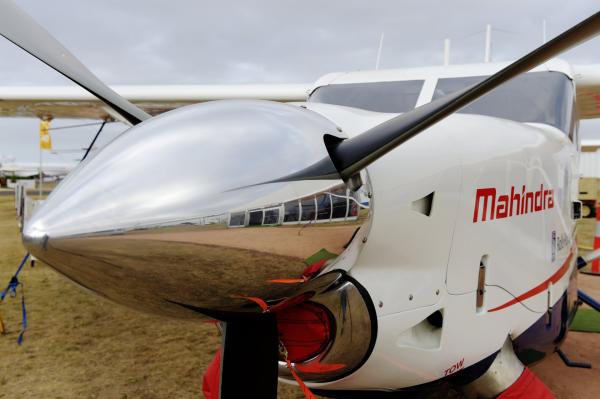 <p>Биплан на Mahindra Aerospace Pvt на авиошоуто Джилонг.</p>
