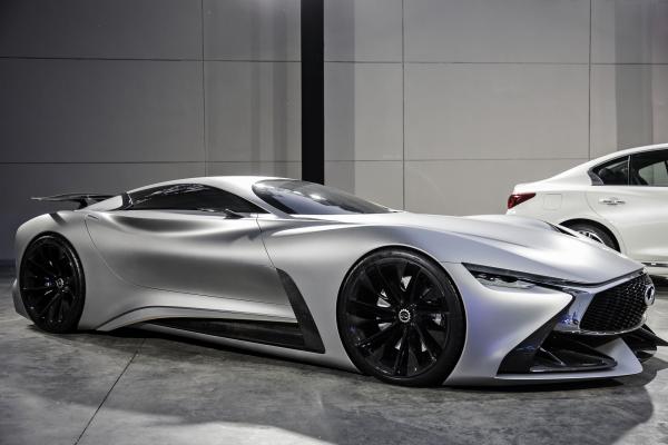 <p>Infiniti Vision Gran Turismo на автосалона в Пекин, 25/4/2016. Photographer: Qilai Shen/Bloomberg</p>
