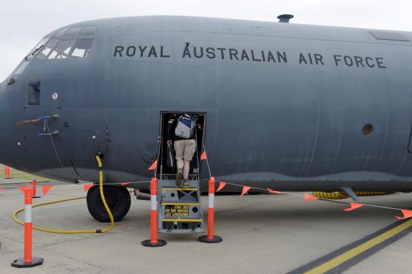 <p>C-130J Super Hercules на Lockheed Martin Corp. на ВВС на Австралия.</p>
