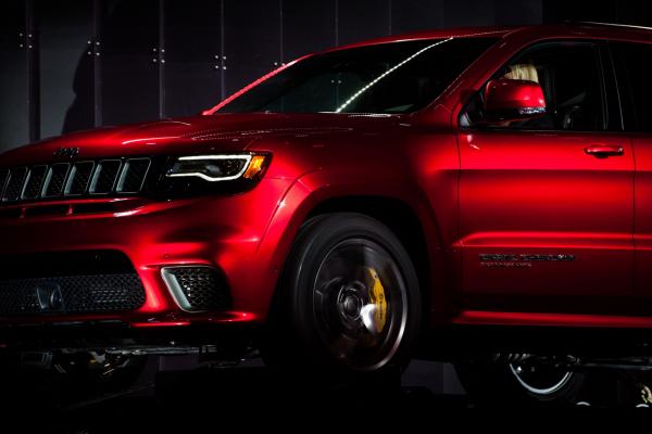 <p>Jeep Grand Cherokee Trackhawk на Fiat Chrysler Automobiles NV на Автосалона в Ню Йорк.</p>
